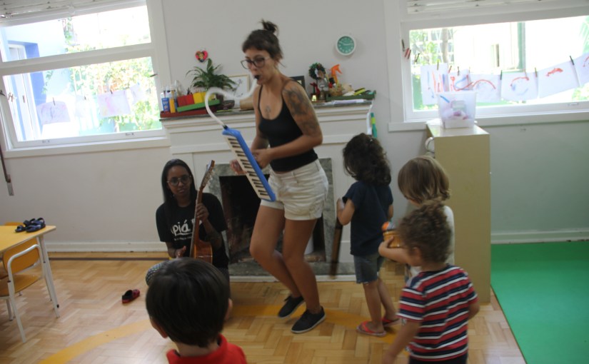 Esquentando os pandeiros!